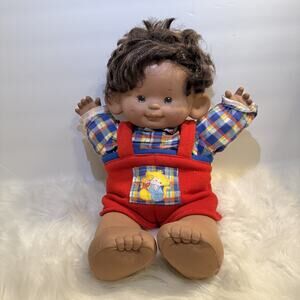 Vintage 1995 Little Big Ears 15" Baby Doll African American Boy First Gen